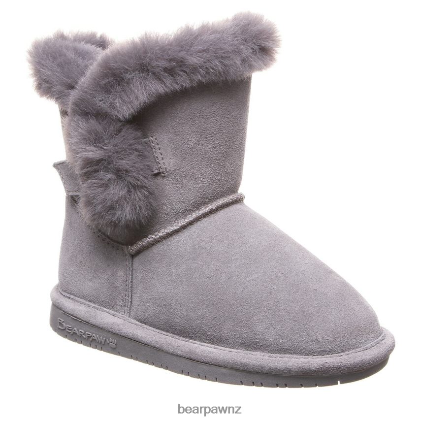 Boots BEARPAW Betsey Youth Gray Fog Kids 04LP2L585