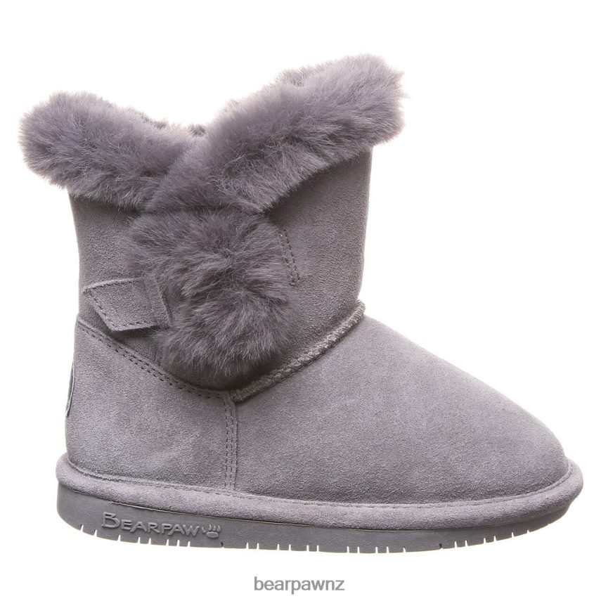 Boots BEARPAW Betsey Youth Gray Fog Kids 04LP2L585