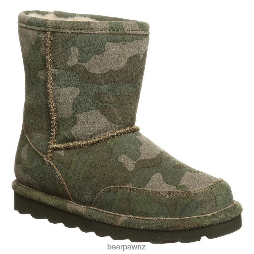 Boots BEARPAW Brady Youth Olive Camo Kids 04LP2L603