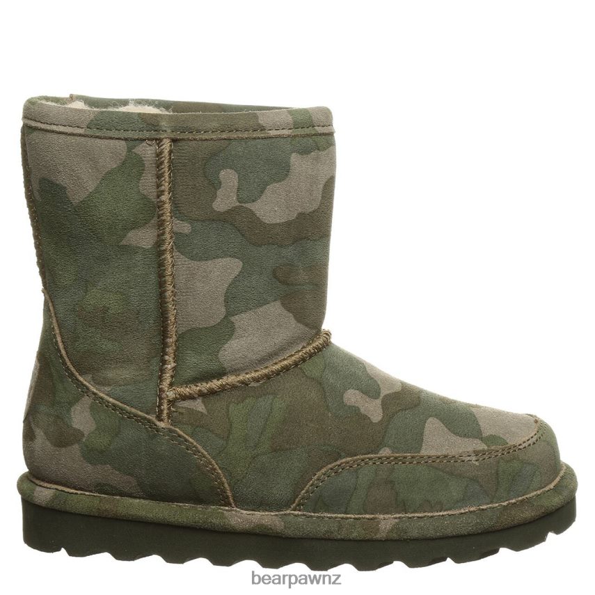 Boots BEARPAW Brady Youth Olive Camo Kids 04LP2L603