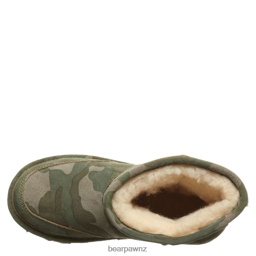 Boots BEARPAW Brady Youth Olive Camo Kids 04LP2L603