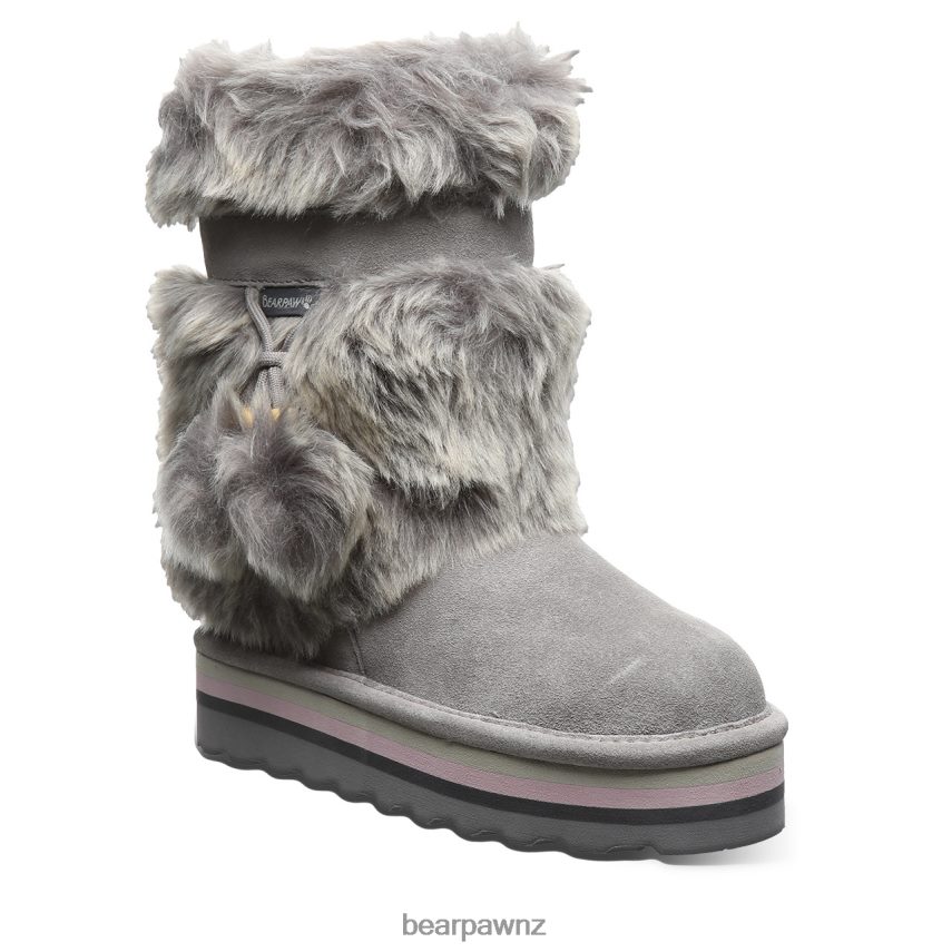 Boots BEARPAW Retro Tama Youth Gray Fog Kids 04LP2L597