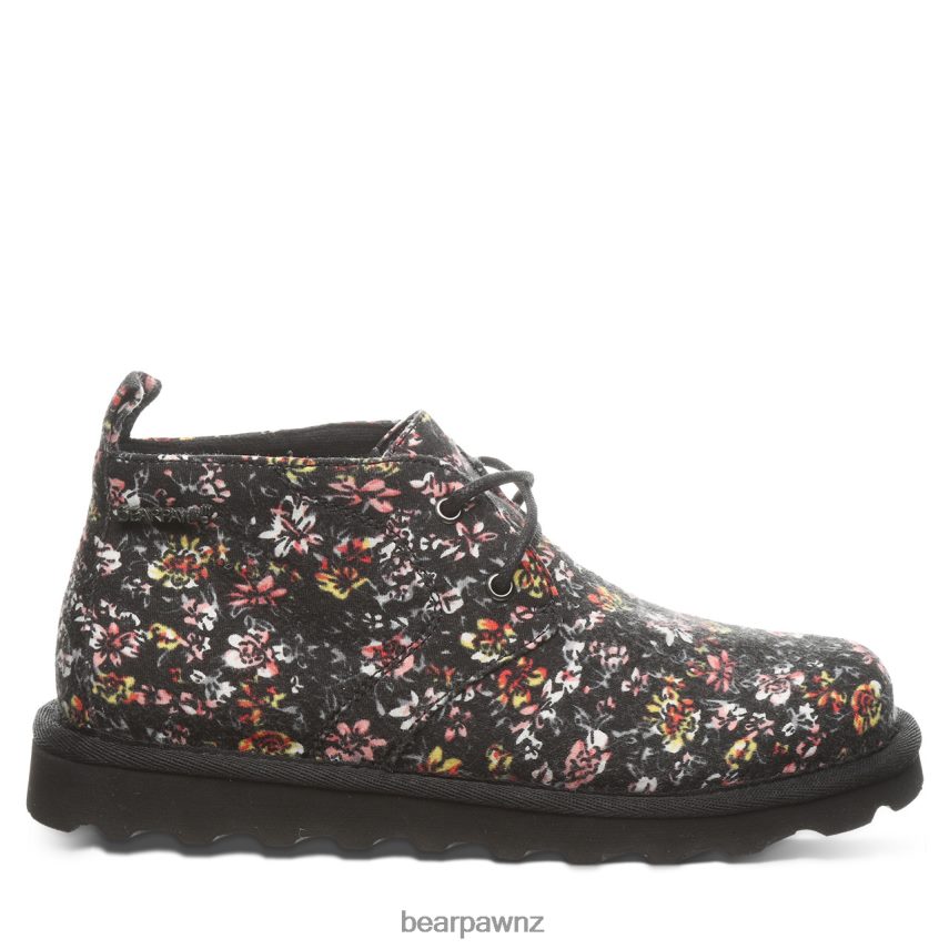 Boots BEARPAW Skye Youth Black Floral Kids 04LP2L571