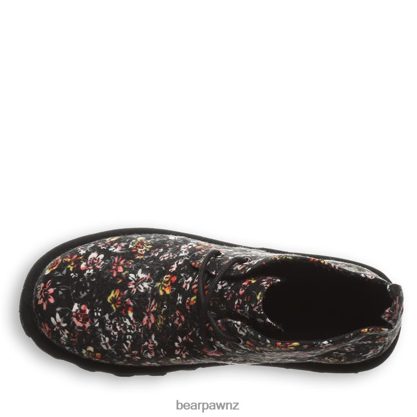 Boots BEARPAW Skye Youth Black Floral Kids 04LP2L571