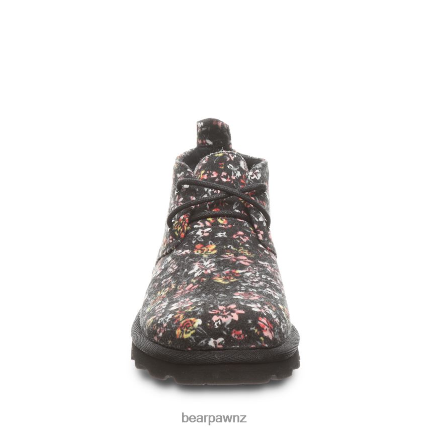 Boots BEARPAW Skye Youth Black Floral Kids 04LP2L571