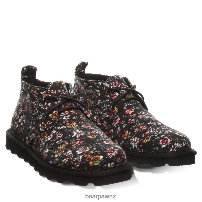 Boots BEARPAW Skye Youth Black Floral Kids 04LP2L571