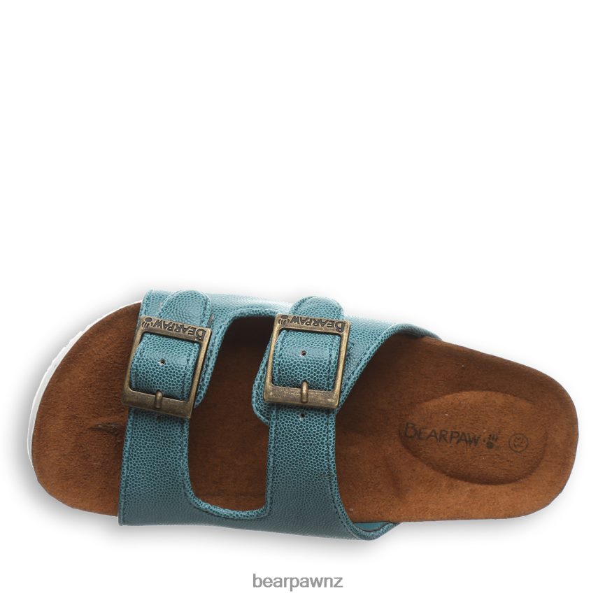 Sandals BEARPAW Brooklyn Youth Teal Kids 04LP2L624