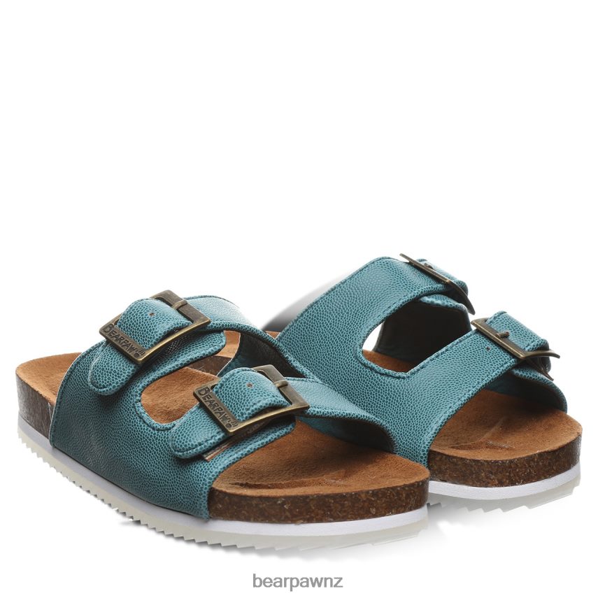 Sandals BEARPAW Brooklyn Youth Teal Kids 04LP2L624