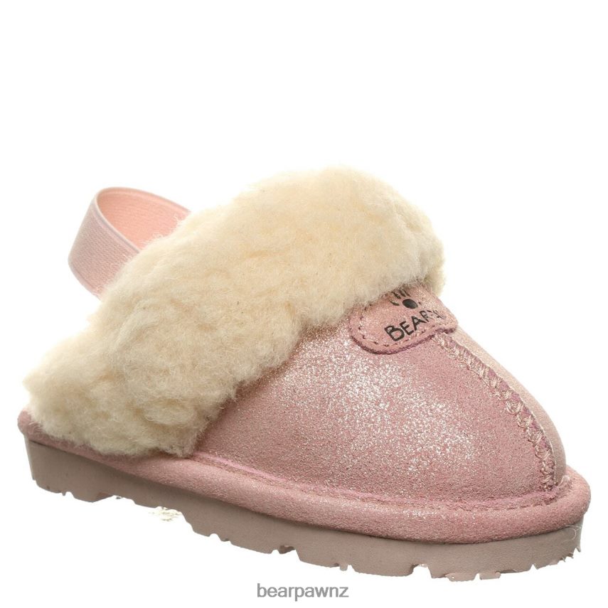 Slippers BEARPAW Loki Toddler Pink Glitter Kids 04LP2L612