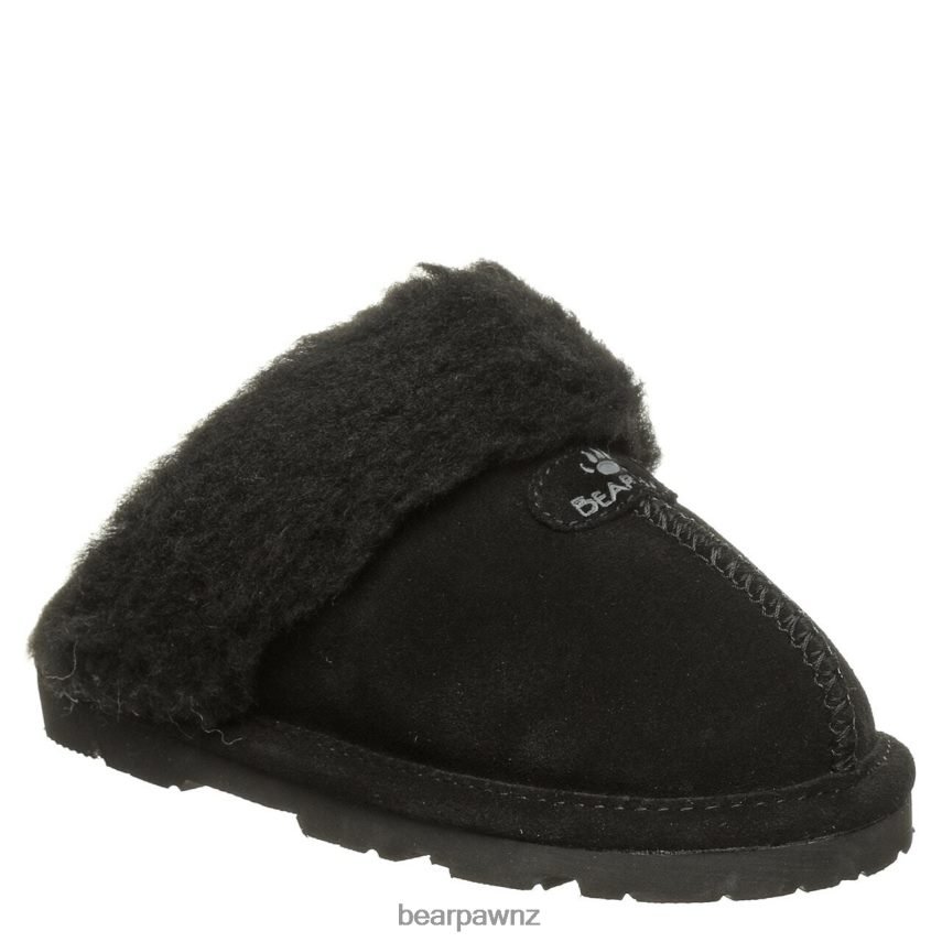 Slippers BEARPAW Loki Youth Black Kids 04LP2L617