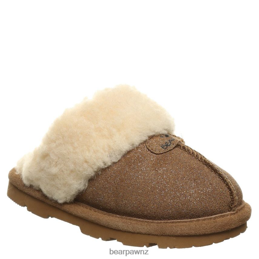 Slippers BEARPAW Loki Youth Hickory Caviar Kids 04LP2L614