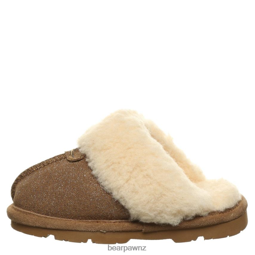 Slippers BEARPAW Loki Youth Hickory Caviar Kids 04LP2L614