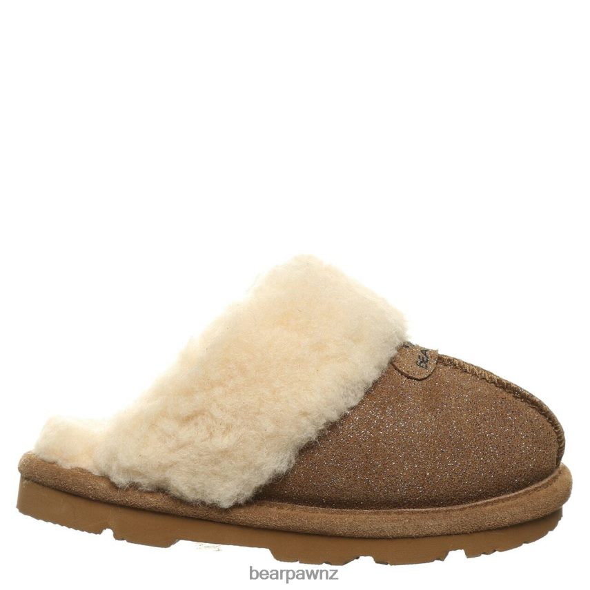 Slippers BEARPAW Loki Youth Hickory Caviar Kids 04LP2L614