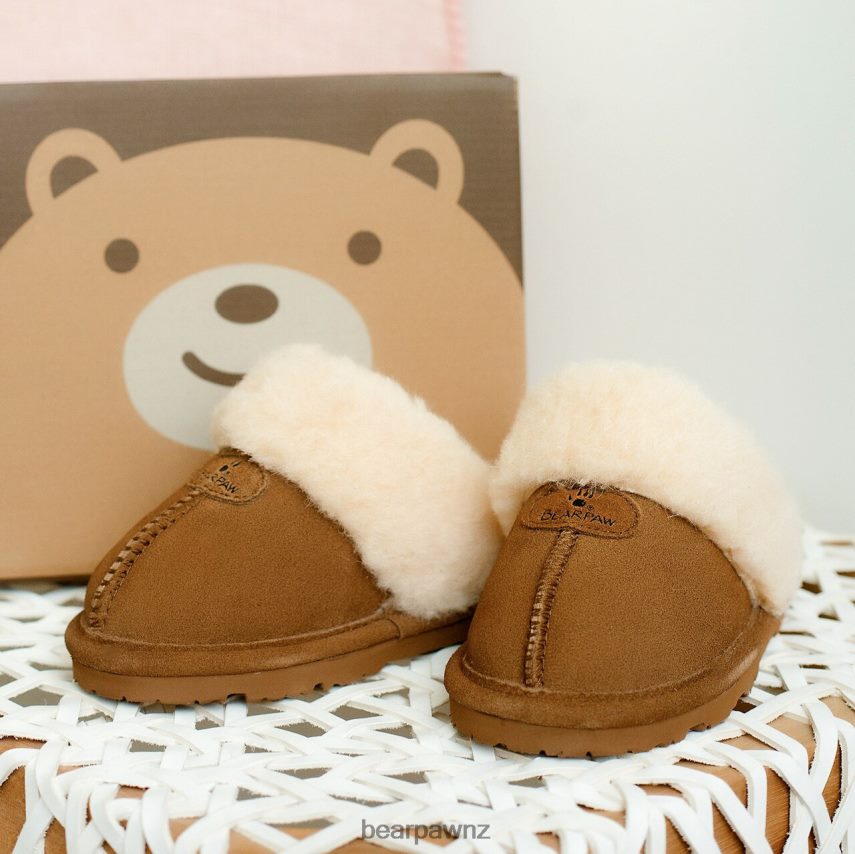 Slippers BEARPAW Loki Youth Hickory Kids 04LP2L610