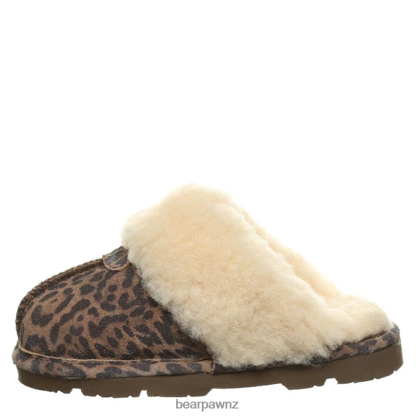 Slippers BEARPAW Loki Youth Leopard Kids 04LP2L616