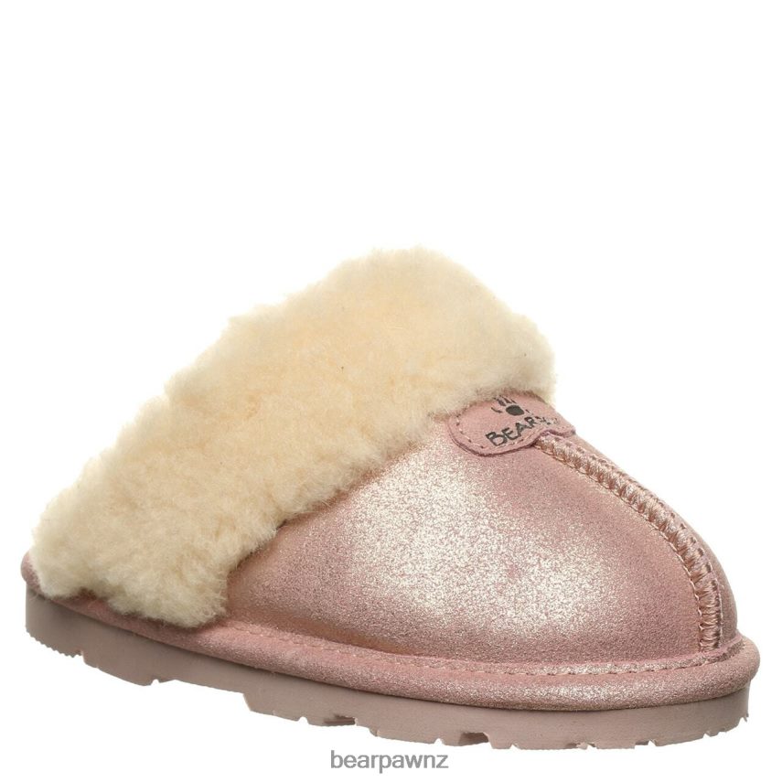 Slippers BEARPAW Loki Youth Pink Glitter Kids 04LP2L609