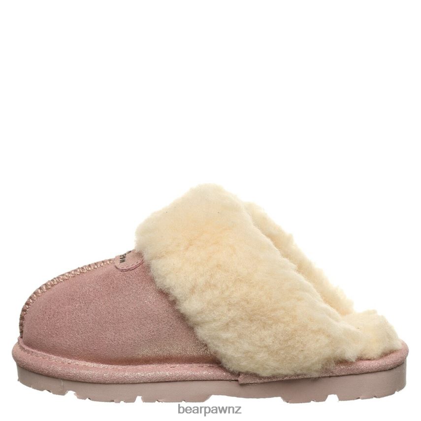 Slippers BEARPAW Loki Youth Pink Glitter Kids 04LP2L609