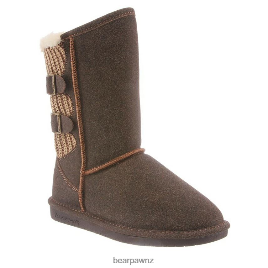 Boots BEARPAW Boshie Chestnut Distressed Women 04LP2L257