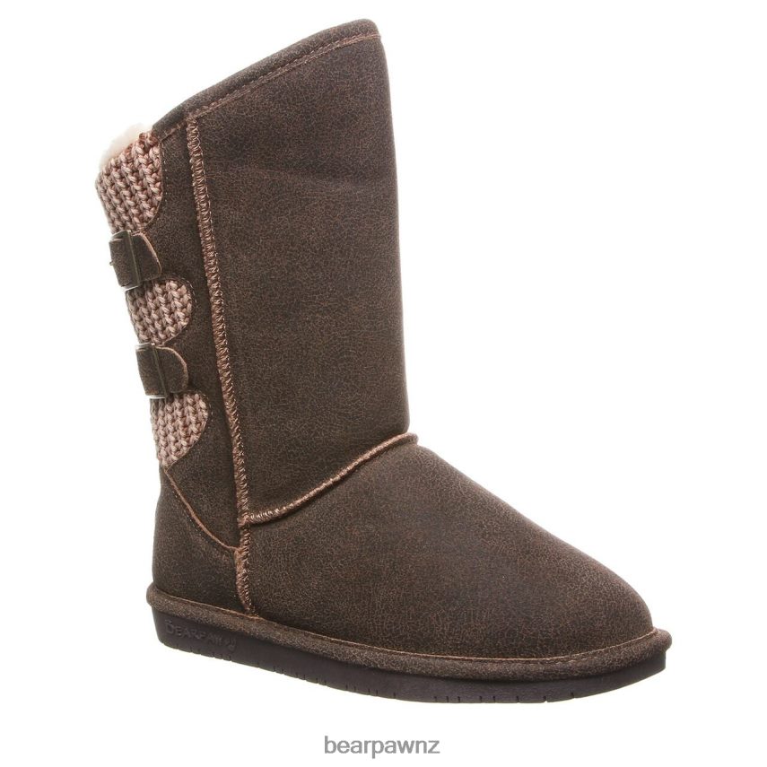 Boots BEARPAW Boshie Wide Chestnut Distressed Women 04LP2L256