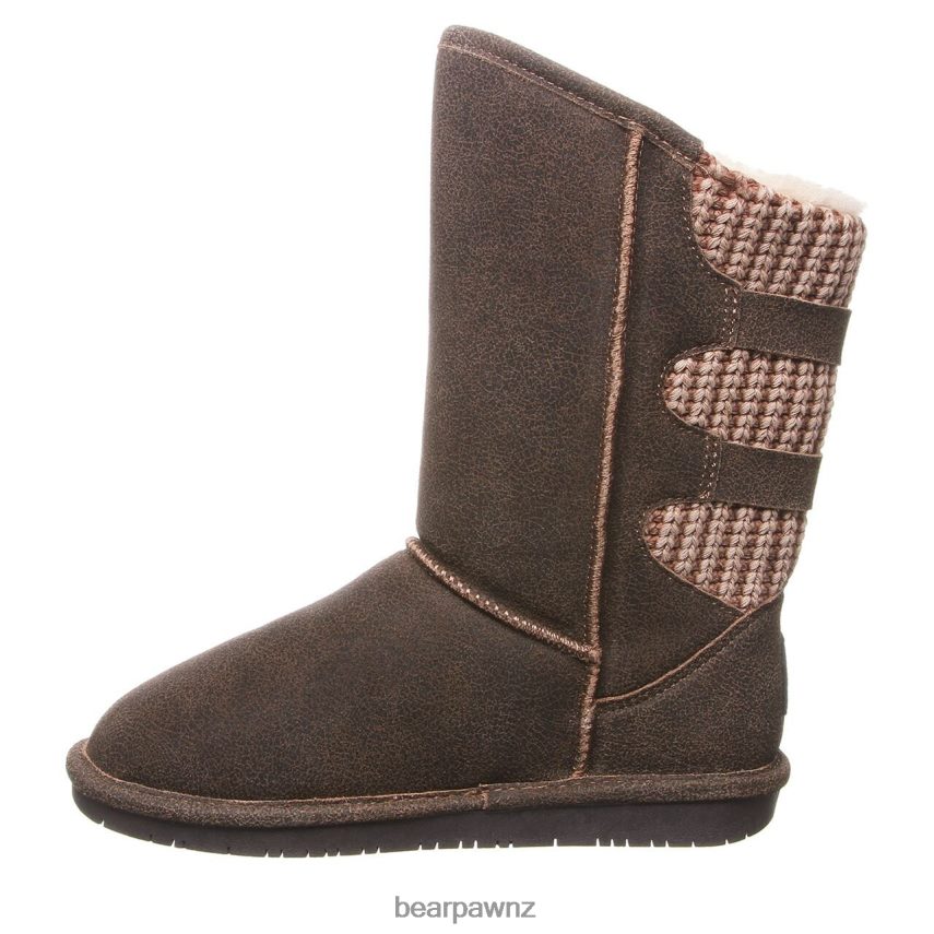 Boots BEARPAW Boshie Wide Chestnut Distressed Women 04LP2L256