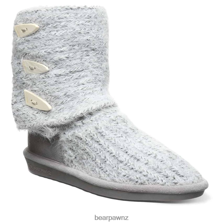 Boots BEARPAW Knit Tall Gray Fog Women 04LP2L177