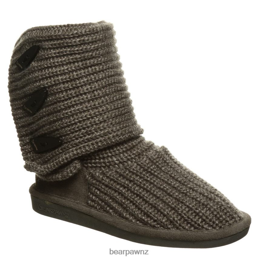 Boots BEARPAW Knit Tall Gray Women 04LP2L176