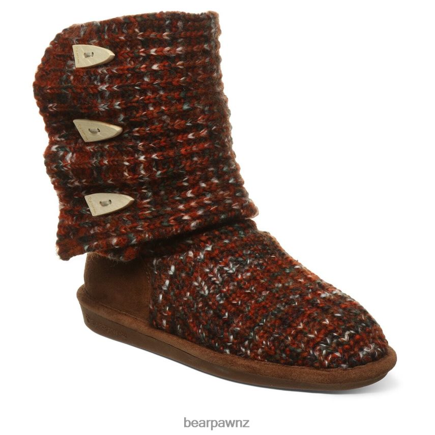 Boots BEARPAW Knit Tall Russet Women 04LP2L175