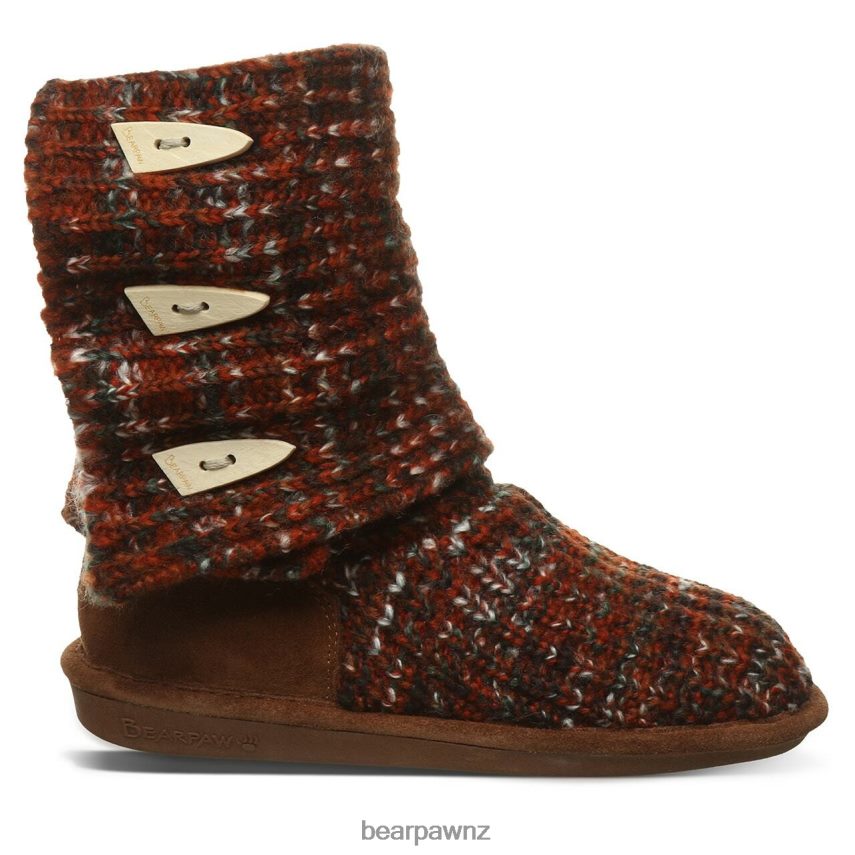 Boots BEARPAW Knit Tall Russet Women 04LP2L175