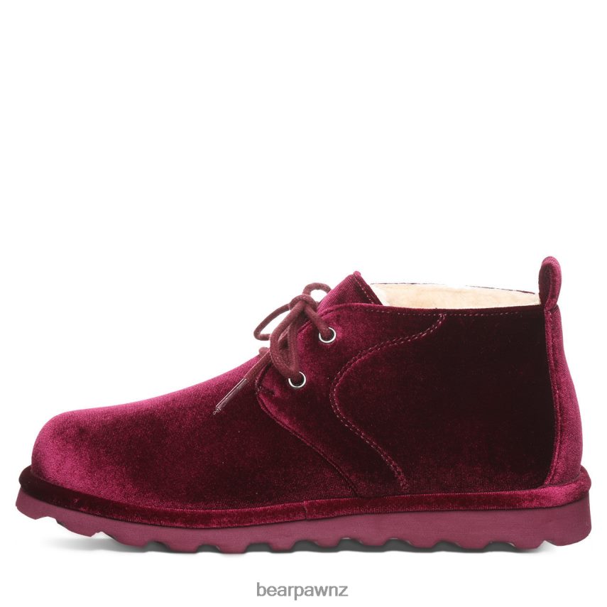 Boots BEARPAW Skye Burgundy Velvet Women 04LP2L35