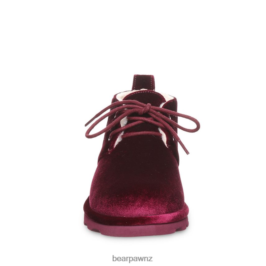 Boots BEARPAW Skye Burgundy Velvet Women 04LP2L35