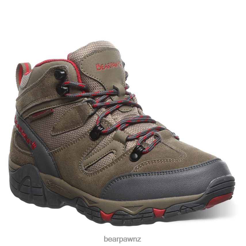 Hikers BEARPAW Corsica Taupe/Red Women 04LP2L339