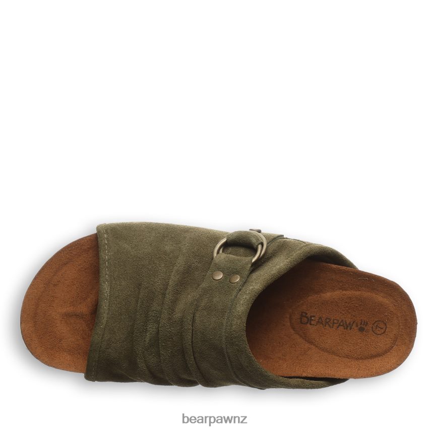 Sandals BEARPAW Lillie Dark Olive Women 04LP2L464