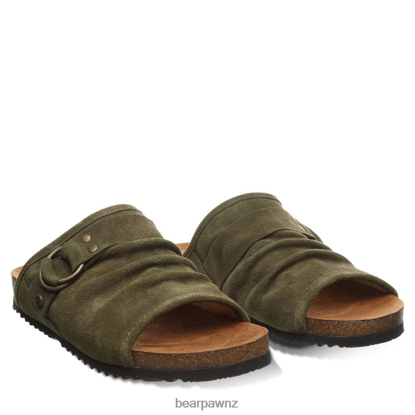 Sandals BEARPAW Lillie Dark Olive Women 04LP2L464