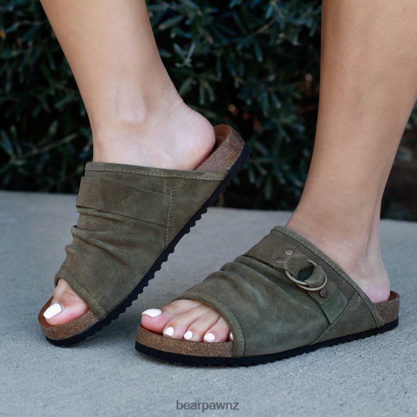 Sandals BEARPAW Lillie Dark Olive Women 04LP2L464