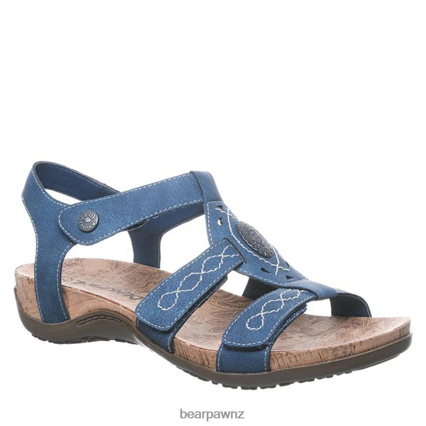 Sandals BEARPAW Ridley Wide Blue Women 04LP2L405