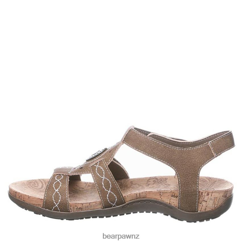 Sandals BEARPAW Ridley Wide Brown Women 04LP2L406