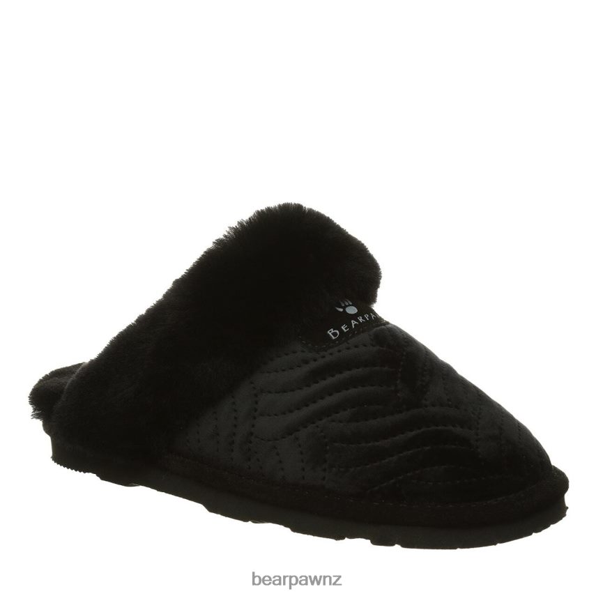 Slippers BEARPAW Effie Black Velvet Women 04LP2L310