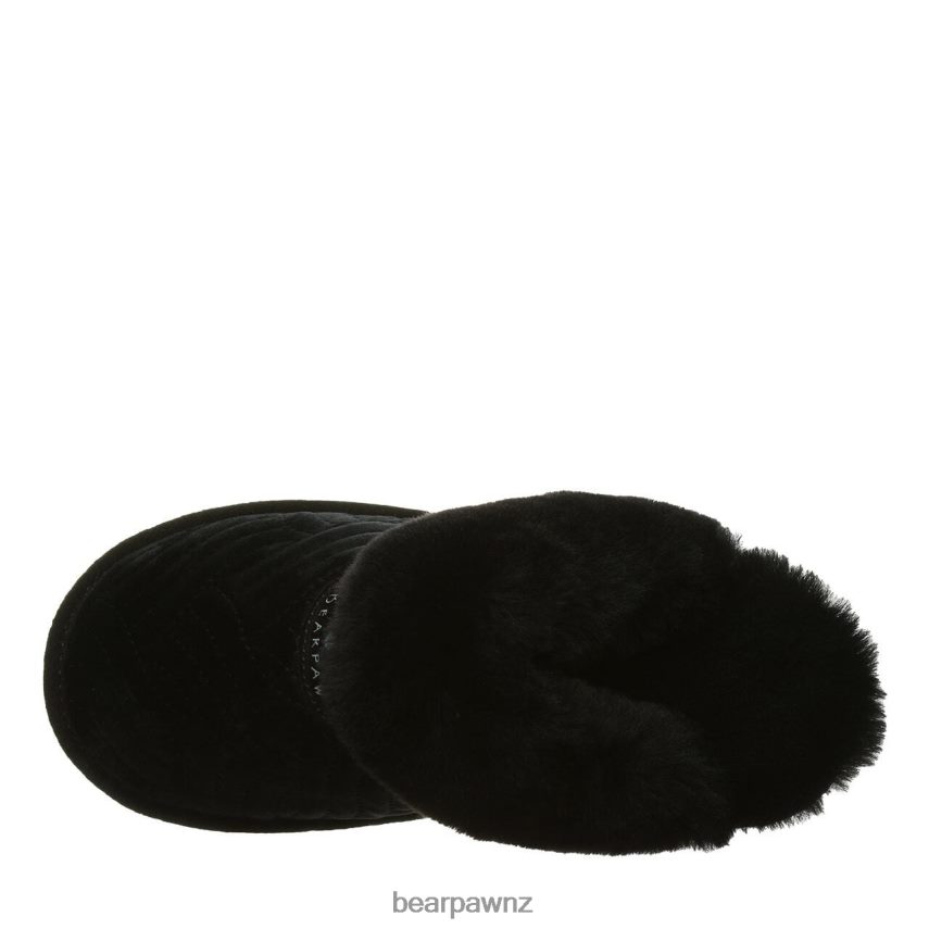 Slippers BEARPAW Effie Black Velvet Women 04LP2L310