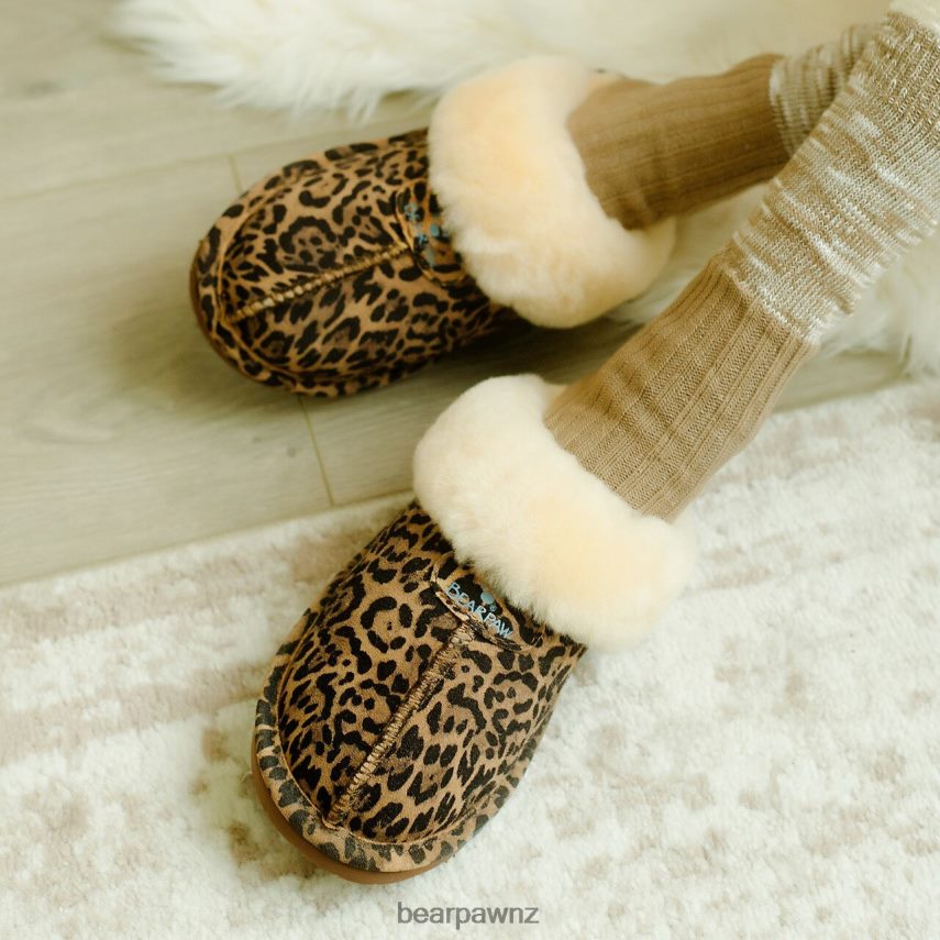 Slippers BEARPAW Loki Exotic Leopard Women 04LP2L275