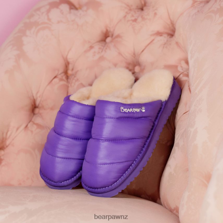 Slippers BEARPAW Puffy Slipper Purple Women 04LP2L317