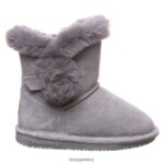 Boots BEARPAW Betsey Youth Gray Fog Kids 04LP2L585 - Image 3