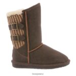 Boots BEARPAW Boshie Chestnut Distressed Women 04LP2L257 - Image 3