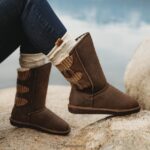 Boots BEARPAW Boshie Chestnut Distressed Women 04LP2L257 - Image 5