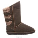 Boots BEARPAW Boshie Wide Chestnut Distressed Women 04LP2L256 - Image 3