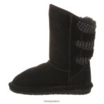 Boots BEARPAW Boshie Youth Black Neverwet Kids 04LP2L607 - Image 2