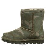Boots BEARPAW Brady Youth Olive Camo Kids 04LP2L603 - Image 2