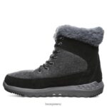 Boots BEARPAW Cheryl Black/Gray Women 04LP2L141 - Image 2