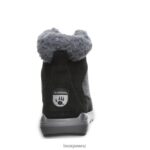 Boots BEARPAW Cheryl Black/Gray Women 04LP2L141 - Image 6