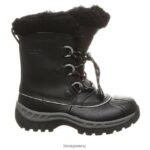 Boots BEARPAW Kelly Youth Black/Grey Kids 04LP2L595 - Image 3