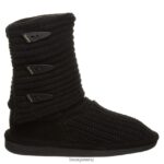 Boots BEARPAW Knit Tall Black Women 04LP2L178 - Image 3